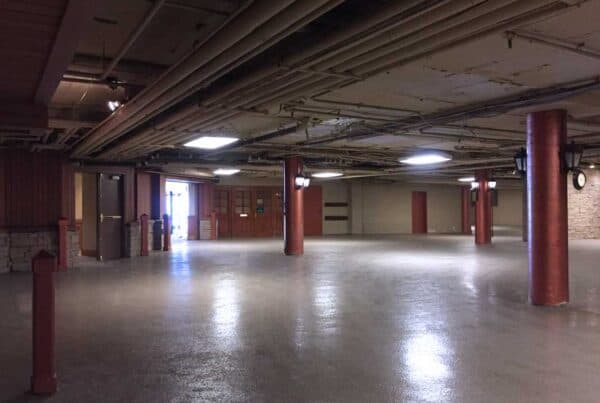 Installing a seamless resinous floor system